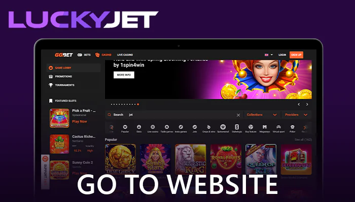Go to GGBet website